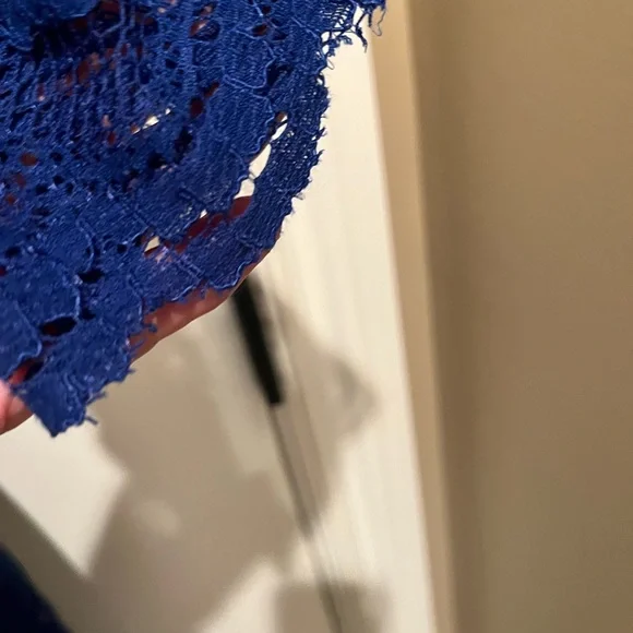 ANTONIO MELANI Royal Blue Lace Dress - Picture 7 of 8